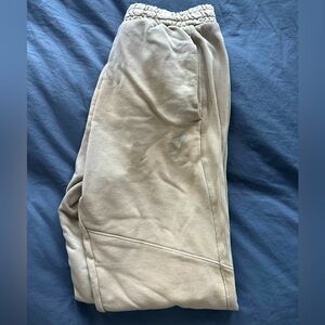 Gymshark beige lounging jogggers, size small (mens)